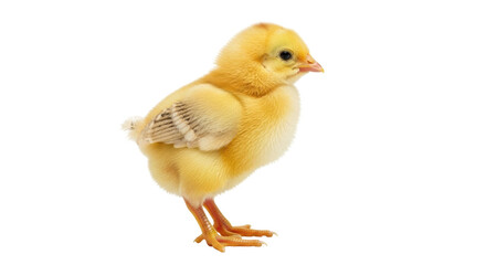 Adorable yellow chick PNG isolated on transparent background, fluffy baby bird for Easter and spring designs, farm animal clipart © PICSPRO
