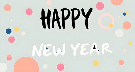 happy, newyear, greeting, festive, holiday, celebration, message, wishes, elegant, modern, stylish, calligraphy, script, brushstyle, typography, golden, glitter, shiny, spark, glow, bright, luxury, me