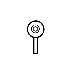 key on white background