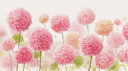 Elegant wedding invitation card background . Minimal hand painted watercolor Hydrangea flowers texture template background. Design for wedding, vip cover, poster, rsvp moderncard.Valentine's Day