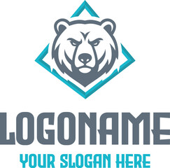 Ice Bear Diamond Logo