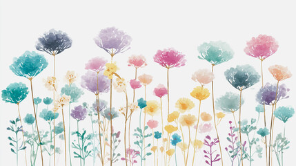 Elegant wedding invitation card background . Minimal hand painted watercolor Hydrangea flowers texture template background. Design for wedding, vip cover, poster, rsvp moderncard.Valentine's Day