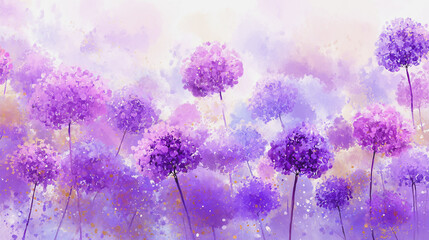 Elegant wedding invitation card background . Minimal hand painted watercolor Hydrangea flowers texture template background. Design for wedding, vip cover, poster, rsvp moderncard.Valentine's Day