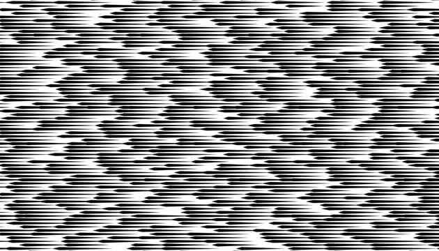 Black and white abstract and grunge pattern with motion effect for modern background and design element. Vector Format Illustration 