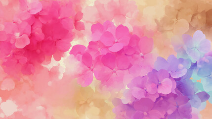 Elegant wedding invitation card background . Minimal hand painted watercolor Hydrangea flowers texture template background. Design for wedding, vip cover, poster, rsvp moderncard.Valentine's Day