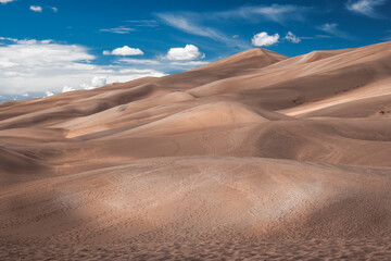 Great sand dunes national park in Colorado