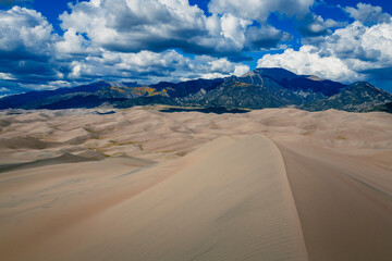 Great sand dunes national park and sangre de cristo mountains