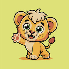 Fototapeta premium Lion Baby
