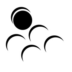 Y2K inspired abstract black vector art with clean outlines and transparent aesthetic for modern design projects.