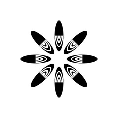 Y2K monochrome vector illustration with futuristic lines, sharp edges and clean transparent design. 