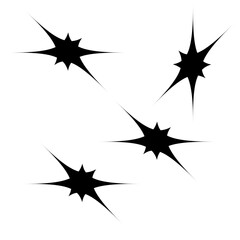 Y2K inspired abstract black vector art with clean outlines and transparent aesthetic for modern design projects.