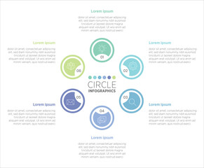 A six‑circle infographic is a visual layout that uses 6 connected or separate circles to represent steps, categories, or key points. Each circle contains a short label or icon