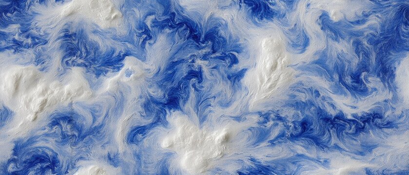Elegant abstract blue marble background with swirling patterns and fluid textures for stunning wallpaper and design projects - Powered by Adobe