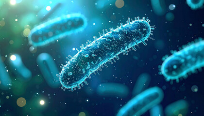Bacteria Cell Illustration