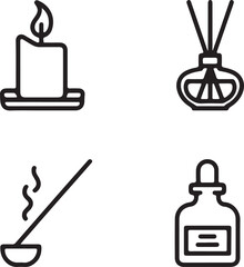Isolated vector icons old metal kitchen equipment