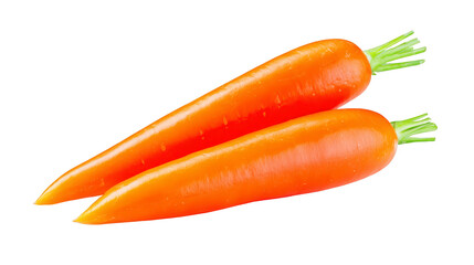 Fresh carrot vegetable orange root isolated on transparency background healthy organic food raw ingredient for cooking natural produce crisp texture vegetarian diet clean eating concept