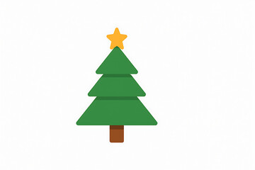 christmas tree vector illustration