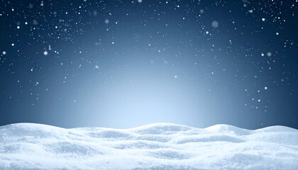 Naklejka premium soft falling snow on dark gradient background, gentle winter atmosphere, clean graphic backdrop, holiday design