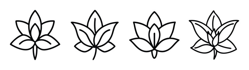 Floral design elements vector illustration for graphic design and decoration and patterns use