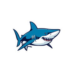 Shark Cartoon Design Very Cool