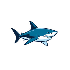 Shark Cartoon Design Very Cool