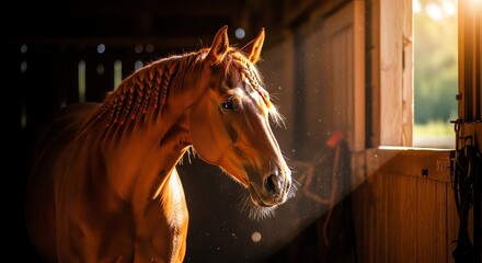 Beautiful Horse Portrait for Equine Advertising and Marketing