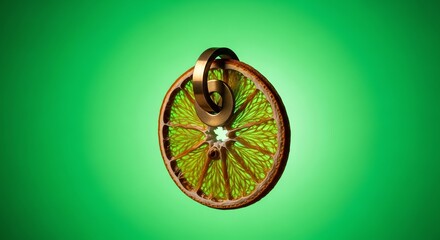 Dried Lime Slice with Ring for Product Promotion