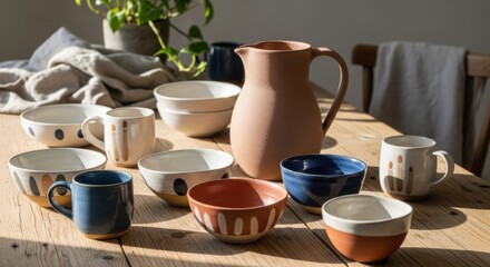 Artisan Crafted Ceramic Dinnerware and Serving Pieces