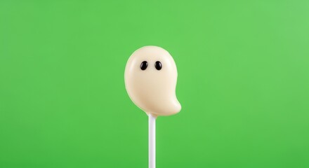 Ghost-Shaped Lollipop for Halloween Promotions