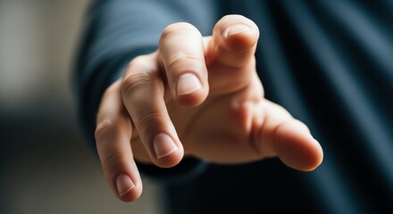 Hand Reaching Out for Social Media Engagement