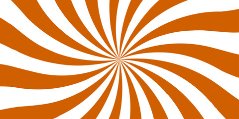  Radial hypnotic spirals with Vintage beam sunburst texture.  Summer sunny and radial sunrise or sunset light retro design. Sunrise sunbeam element spiral striped illustration sunray template.