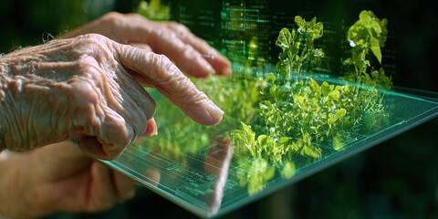 Innovative technology blends gardening with digital agriculture in a modern approach to sustainable farming
