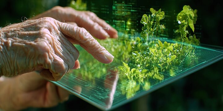 Innovative technology blends gardening with digital agriculture in a modern approach to sustainable farming