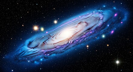 Stunning Galaxy Image for Digital Design and Space Exploration