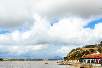 Fototapeta premium Ao Pescador in Alvor, Algarve, Portugal
