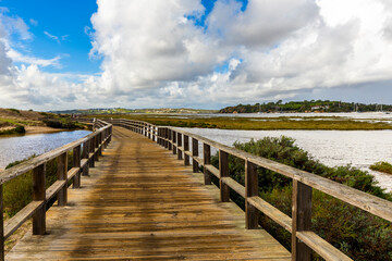 Obraz premium Passadiços de Alvor, Algarve, Portugal