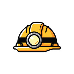 Illuminating Safety Miner's Helmet with Light for Industrial Protection