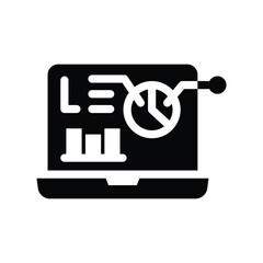  data analysis glyph icon illustration vector graphic.eps