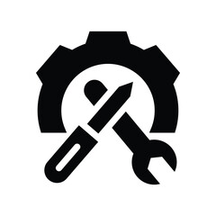 19 configuration glyph icon illustration vector graphic.eps