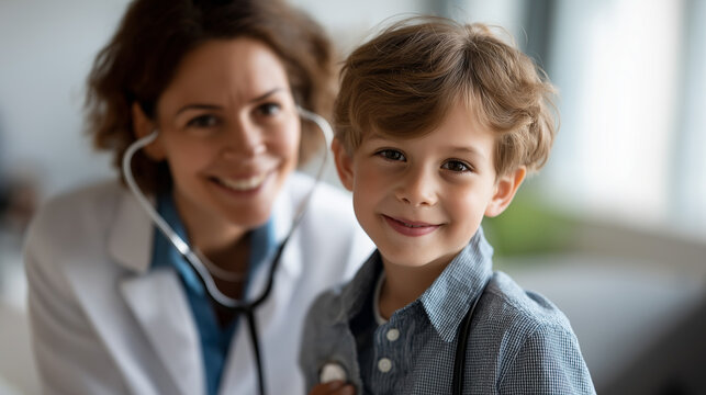 Pediatricians checking youngsters development according to appropriate age faceless doctors child defocused medical background encourage activities IQ EQ learning promotion asse