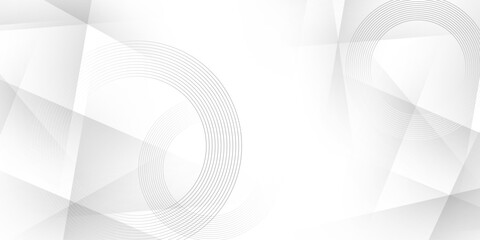 Modern abstract background, grey shadows gradations. minimalist Circle effect style geometric graphic elements simple art presentation background for business, banner, corporate, vector institution.	