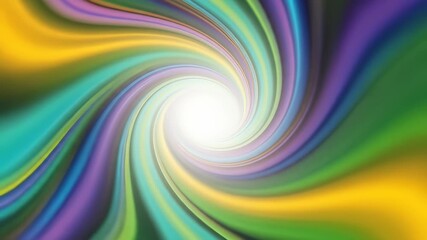 Vibrant spiral background with rainbow colors. An abstract swirl design featuring bright, vivid hues converging towards a central point of light. - Powered by Adobe