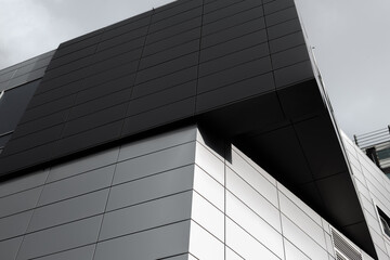 architecture building modern background city urban copy space. tile wall abstract background - copy space for design and presentations