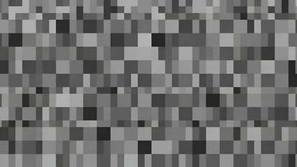 Monochromatic Pixelated Mosaic Texture abstract pattern