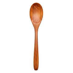 Handcrafted Teak Wood Spoon Culinary Art Kitchen Utensil Eco Friendly Dining Gourmet Cooking on transparent background