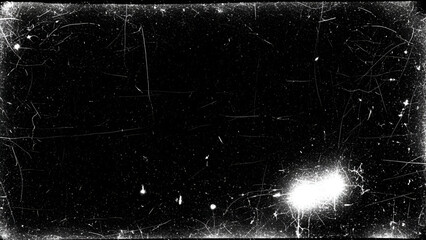 Vintage Film Grain and Scratch Overlay Texture image