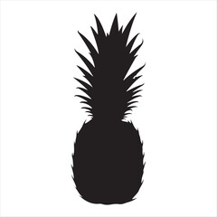 pineapple on a white background