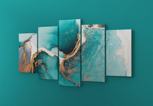 Canvas Wall Print Mockup