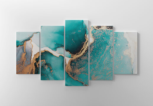 Canvas Wall Print Mockup