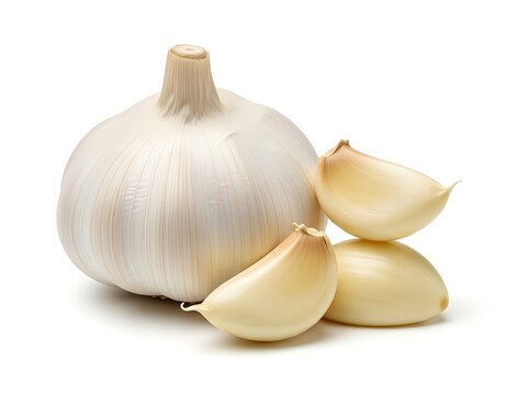 Fresh garlic bulb with cloves promises vibrant flavor and healthy benefits for delicious culinary creations